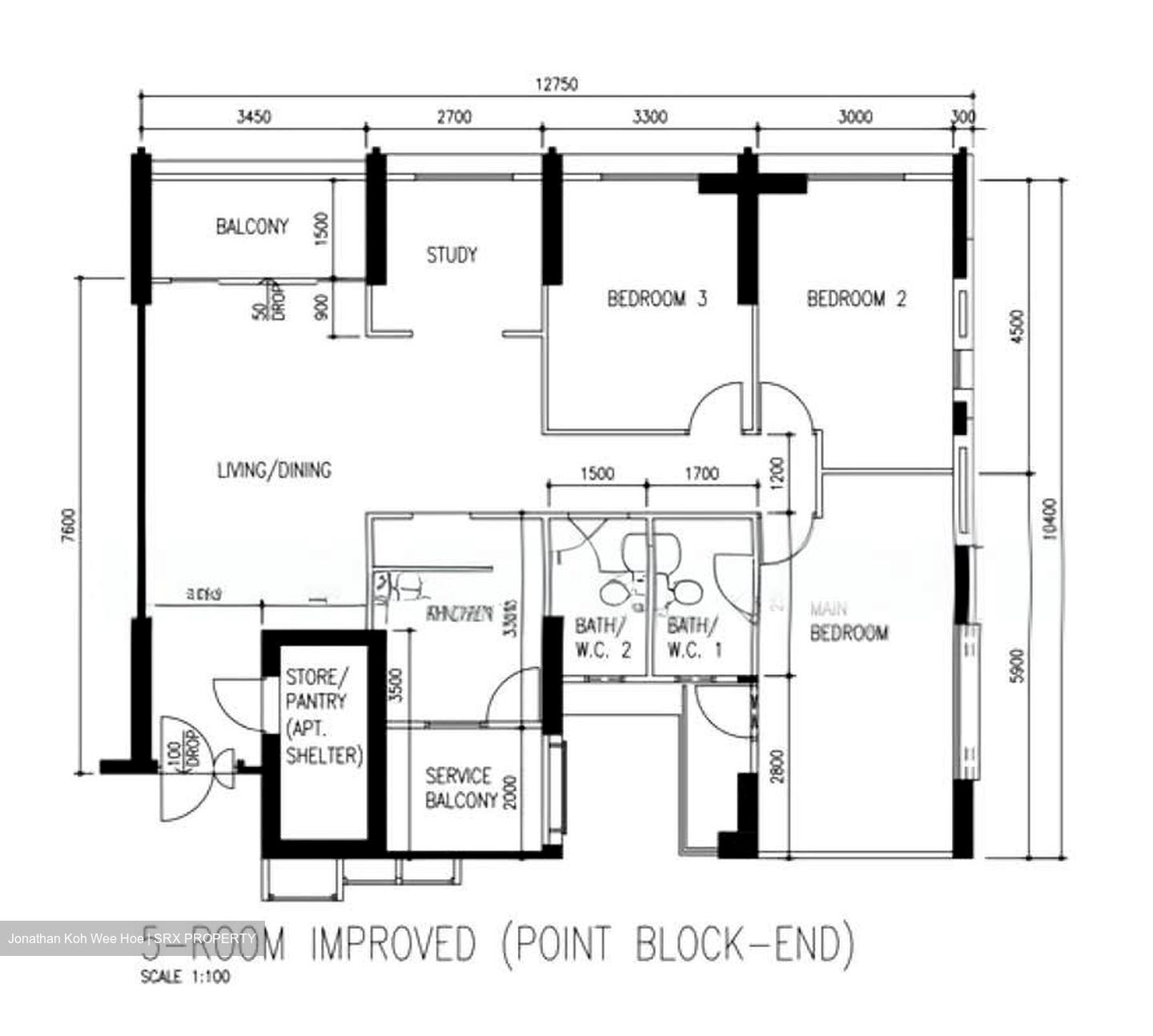 Blk 62 Toa Payoh Vista (Toa Payoh), HDB 5 Rooms #539006111